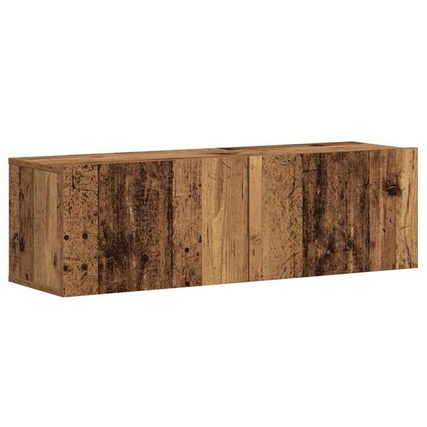 vidaXL Sieninis televizoriaus spintelės komplektas, 3 dalių