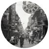 WallArt Tapetai Hong Kong the Old Days, 142,5cm, apskriti