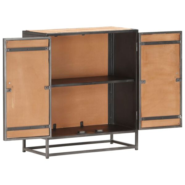 vidaXL Šoninė spintelė, 60x30x70cm, perdirbtos medienos masyvas