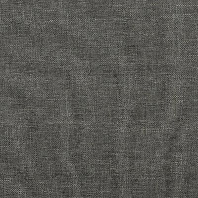 vidaXL Lovos rėmas, tamsiai pilkos spalvos, 100x200 cm, audinys