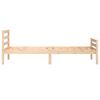 vidaXL Lovos rėmas, 100x200 cm, medienos masyvas