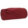 vidaXL Mesti antklodės 6 pcs Bordo raudona 200 x 150 cm Flysas