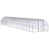vidaXL Lauko narvas vi&scaron;čiukams, 3x16x2m, galvanizuotas plienas