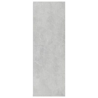 vidaXL Lentyna batams, betono pilkos spalvos, 54x34x100,5cm, mediena