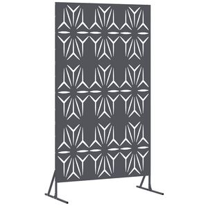 vidaXL Privatumo žaliuzės 100 x 50 x 180 cm Plienas Antracito