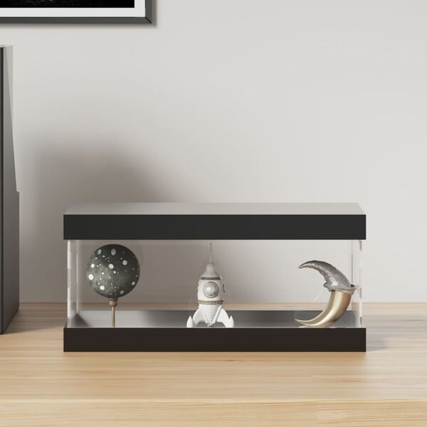 vidaXL Eksponavimo dėžė, skaidri, 24x12x11 cm, akrilas