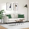 vidaXL Sofa Pagalvės 2 pcs Tamsiai žalia 60 x 40 cm Kordūrinis audinys