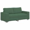 vidaXL Dvivietė sofa, tamsiai žalia, 180x77x82 cm, velvetas, audinys