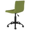 vidaXL Pasukamos valgomojo kėdės, 4vnt., &scaron;viesiai žalios, aksomas