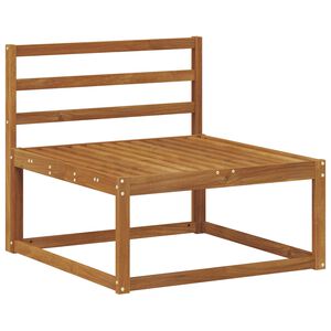 vidaXL Lauko Vidurinis Sofa Kietos akacijos mediena Natūrali