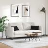 vidaXL Sofa Pagalvės 2 pcs Juoda 50 x 30 cm audinys