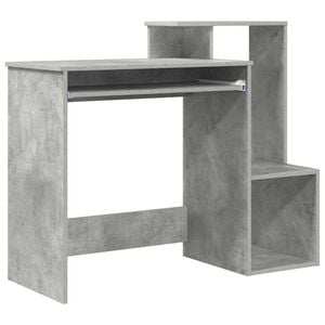 vidaXL Stalas Betono pilka 106 x 41 x 88.5 cm Apdirbta mediena