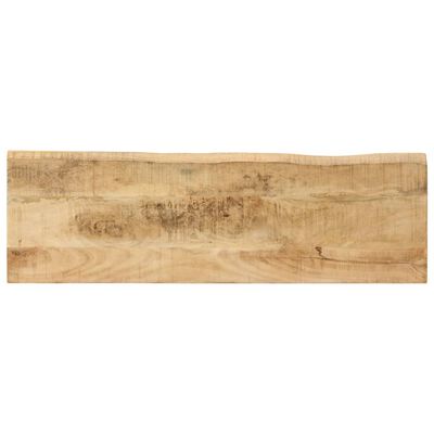 vidaXL Konsolinis staliukas su gyvu kraštu, 105x33x76cm, mango mediena