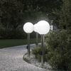 vidaXL &Scaron;viestuvai su jutikliu ir lizdu, 3 vnt., 80 cm, nerūdijantis plienas, IP44