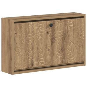 vidaXL Sieninis batų kabinetas DELFT 71 x 17 x 43 cm Apdirbta mediena