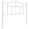vidaXL Metalinis pakaitinis galvūgalis, baltos spalvos, 100cm