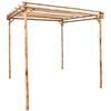 vidaXL Pergolė, 170x170x220cm, bambukas