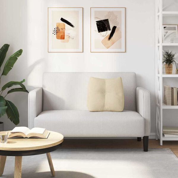 vidaXL Apsaugos Pagalvė Kreminė 45 x 24 x 50 cm audinys