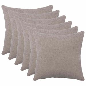 vidaXL Pagalvėlės užvalkalas 6 pcs HEERLEN &Scaron;viesiai pilka 30 x 30 cm