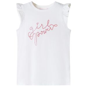 Vaiki&scaron;ki mar&scaron;kinėliai su rankovėmis su raukiniais, ekru, 140 dydžio