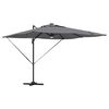 vidaXL Roma Parasol Antracitas 286 x 284 x 270 cm