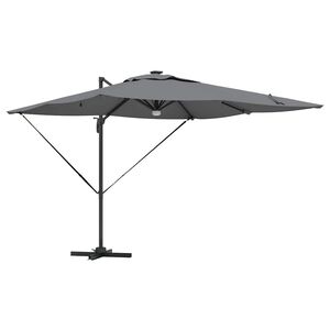 vidaXL Roma Parasol Antracitas 286 x 284 x 270 cm