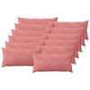 vidaXL Pagalvėlės užvalkalas 12 pcs HEERLEN Rožinė 40 x 80 cm Aksomas