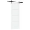 vidaXL Slankios durys ORKDAL 83 x 232 cm Pu&scaron;ies medienos masyvas Balta