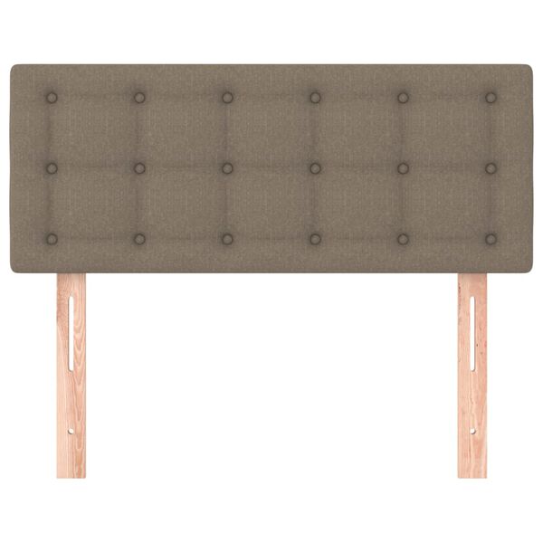 vidaXL Galvūgalis, taupe spalvos, 80x5x78/88cm, audinys