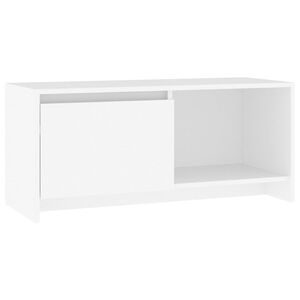 vidaXL Televizoriaus spintelė, baltos spalvos, 90x35x40cm, MDP