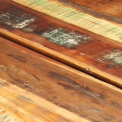vidaXL Kavos staliukas, 142x90x42cm, perdirbtos medienos masyvas