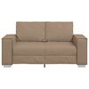 vidaXL Sofa Kapučino 160 x 78 x 84 cm audinys