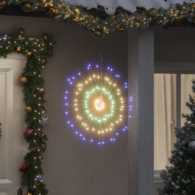 vidaXL Kalėdinis šviestuvas fejerverkas, 140 spalvotų LED, 17cm