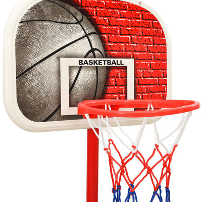 vidaXL Nešiojamas krepšinio rinkinys, 138,5–166cm, reguliuojamas