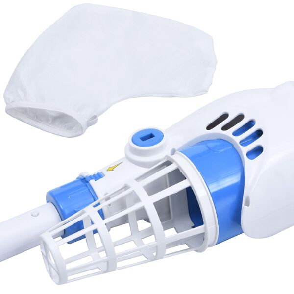 vidaXL Įkraunamas vakuuminis baseino valytuvas su rankena i&scaron; porolono