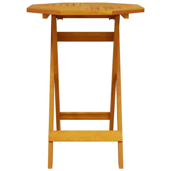 vidaXL Sulankstomas bistro komplektas, 3 dalių, akacijos masyvas