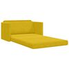 vidaXL Sofa lova 110cm Saulėgrąžų geltona Aksomas