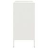 vidaXL Šoninė spintelė, baltos spalvos, 68x39x79cm, plienas