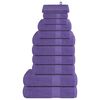 vidaXL 12 dalių rank&scaron;luosčių komplektas FROGN violetinis, 360 g/m&sup2;