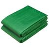 vidaXL Tent su kilpom 2 vnt. Žalia 1,5 x 15 m 260 gsm PE