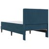 vidaXL Lovos rėmas su čiužiniu Mėlyna 80 x 200 cm Aksomas