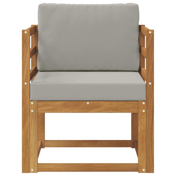 vidaXL Lauko sofa Tvirta akacijos mediena ir poliesteris