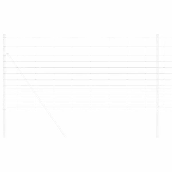 vidaXL Ganyklų tvora Sidabro 50 x 1,2 m Galvanizuotas plienas