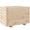 vidaXL Sodo lovelis, 70x40x49,5cm, pu&scaron;ies medienos masyvas