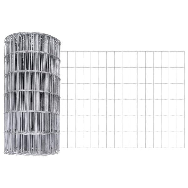 vidaXL Euro tvora 0,8 x 25 m PVC padengta geležis