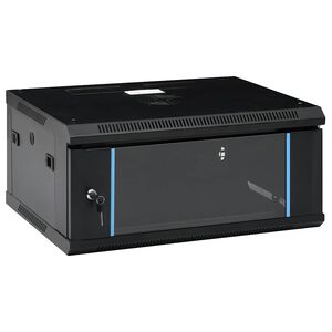 vidaXL Tinklo spinta su saugykla Juoda 53 x 45 x 60 cm Plienas