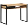 vidaXL Ra&scaron;omasis stalas 100x50x75 cm Masyvus neapdorotas medis Mango