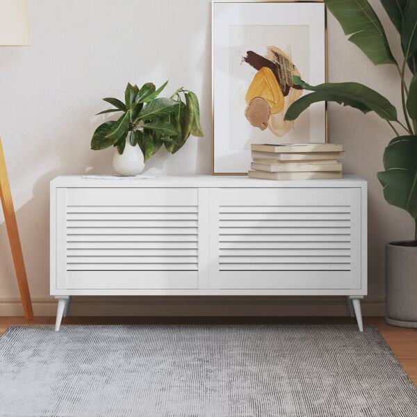 vidaXL Spintelės durelės, 2vnt., baltos, 39,5x59,4cm, pu&scaron;is