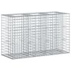 vidaXL Gabioninė pakelta lova 130 x 50 x 80 cm Galvanizuotas plienas