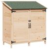 vidaXL Sodo Sandėlys Natūrali 106,5 x 56 x 113,5 cm Apdirbta mediena
